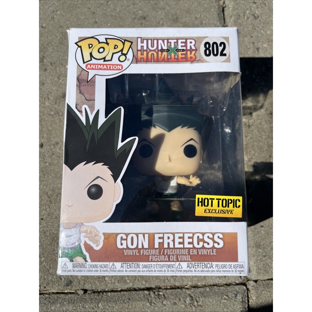 Funko Pop Hunter X Hunter #802 Gon Freecss Hot Topic Exclusive Minor Box Damage